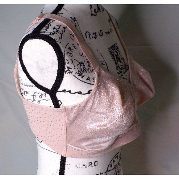 🆕WACOAL Back Appeal Wireless Seamless Unpadded Bra 40D Beige #852303 - Picture 7 of 10